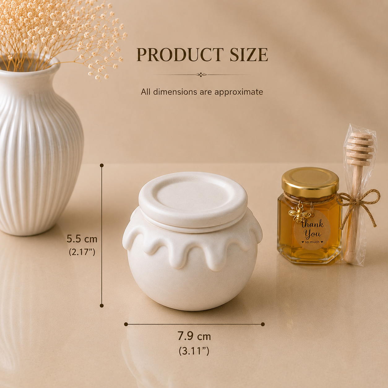Honey Jar Holder – 3 Pieces